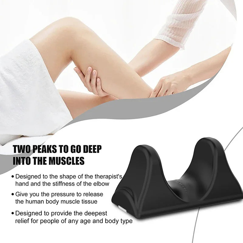 Psoas Muscle Release Deep Tissue Massage Tool Psoas Back Hip Flexor Release Tool Black Muscle Relaxing Massager for Gym Sports