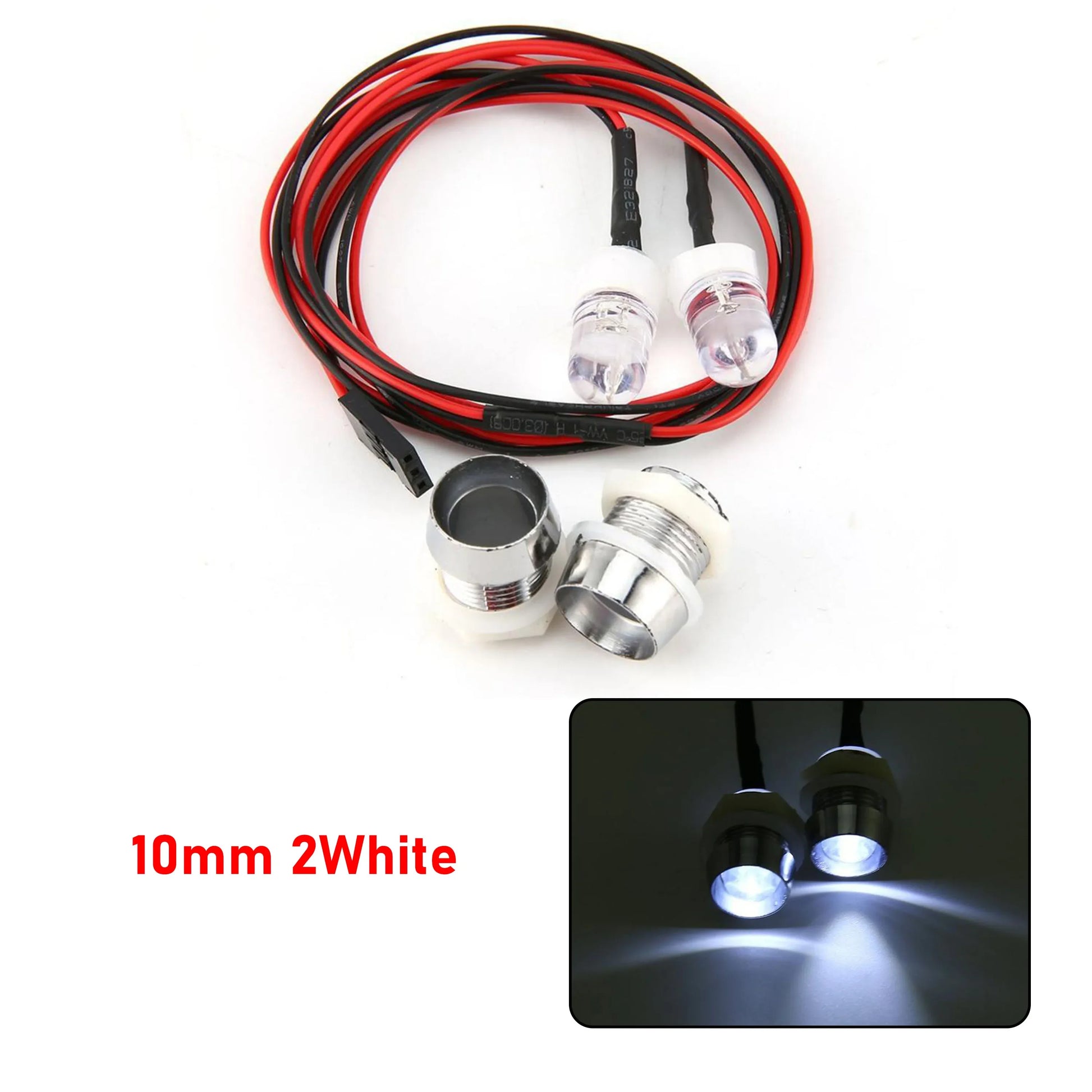 RC LED Light Kit Headlamps for 1/10 1/8 1/12 RC Car Truck Crawler Drift Car Headlight Taillight TRAXXAS HSP HPI MN99 MN90 Wltoys