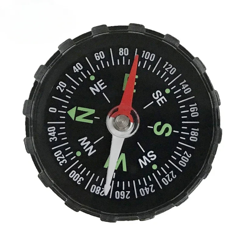 Mini Compass ABS Camping Hiking Pocket Compass Pendant Portable Navigation Climing Riding Children Gift Outdoor Survival Gear