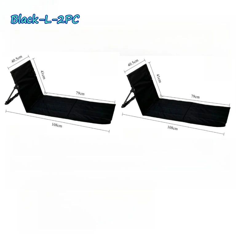 Beach Chair Camping Chairs Fishing Backrest Chairs Garden Park Single Lazy Chair Portable Folding Beach Lounger Outdoor Gears