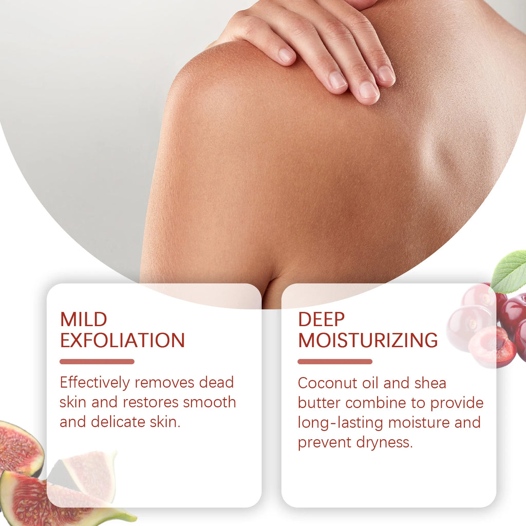 Body Scrub Exfoliating Deep Cleaning Dead Skin Remover Anti Acne Brightening Knee Elbow Moisturizing Whitening Repair Skin Care