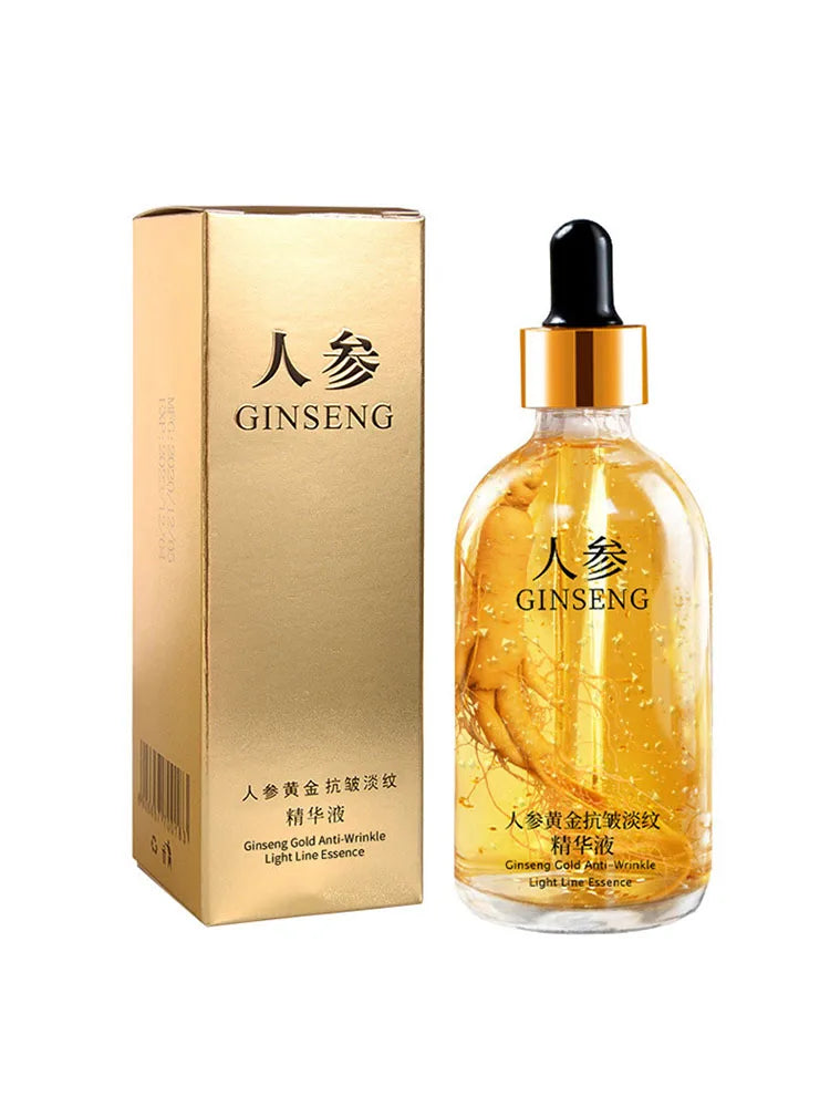 Ginseng Essence Polypeptide Anti-aging Essential Oil Gold Polypeptide Anti Wrinkle Essence Tighten Loose Skinreduce Fine Lines
