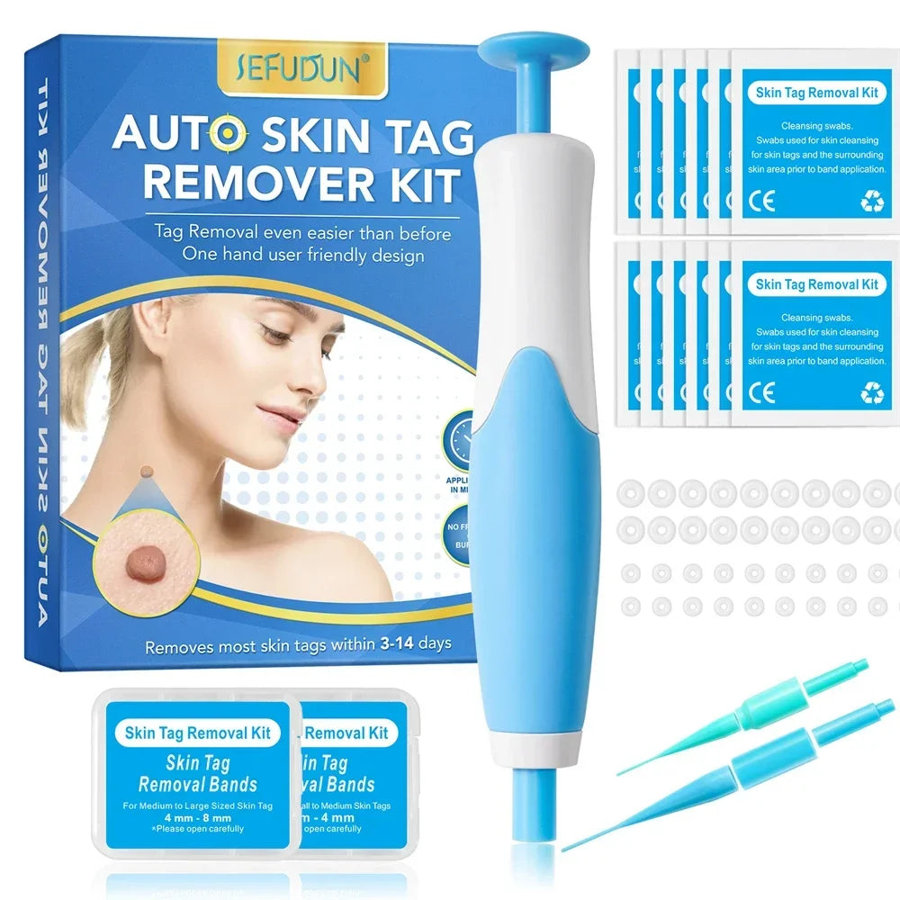 2 IN 1 Auto Micro Skin Tag Remover Device Skin Tag Removal Kit Adult Mole Wart Remover Face Care Beauty Tools Beauty-health