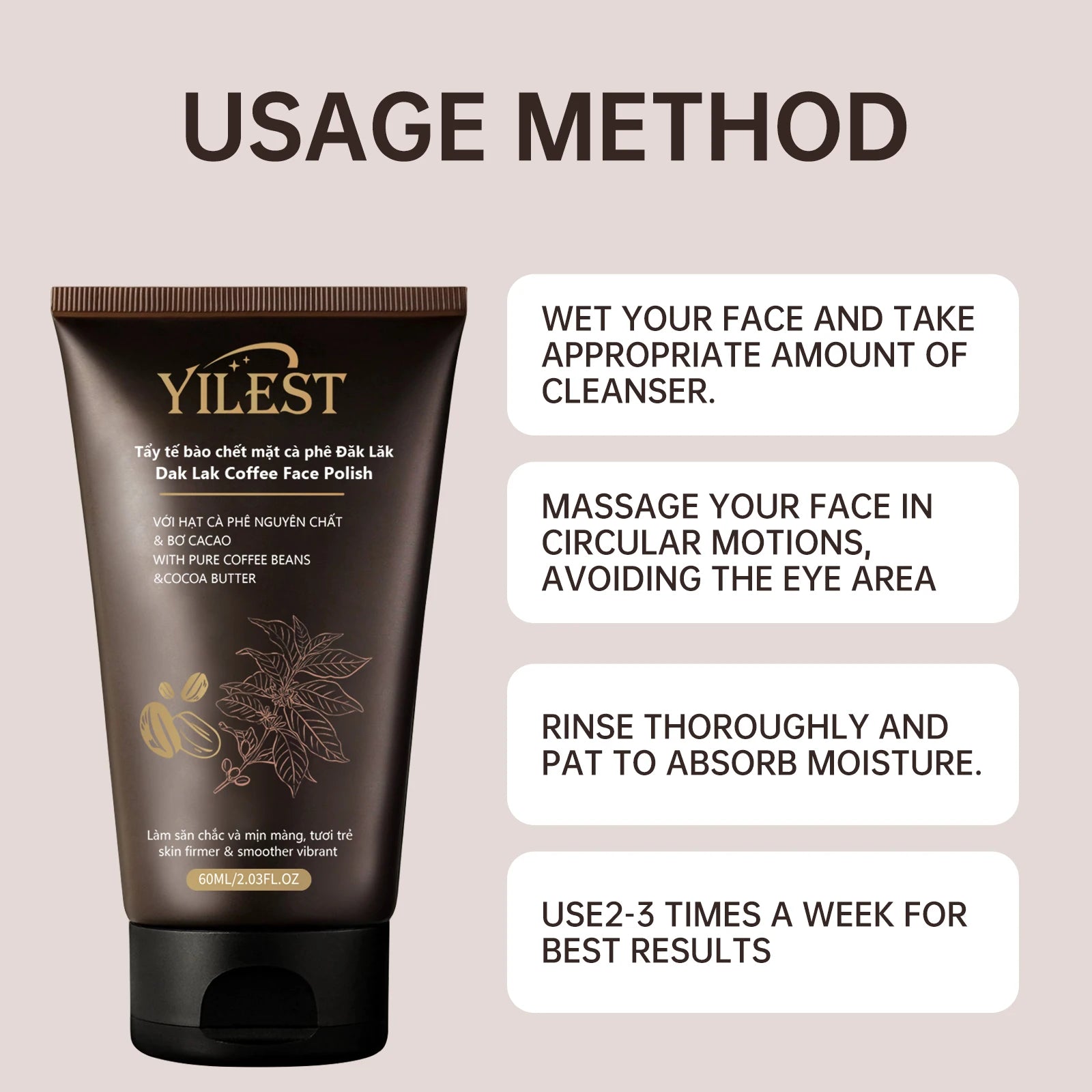 Exfoliating Face Body Scrub Remove Dead Skin Moisturizing Brightening Hydrating Remove Blackhead Repair Skin Care Products 60g