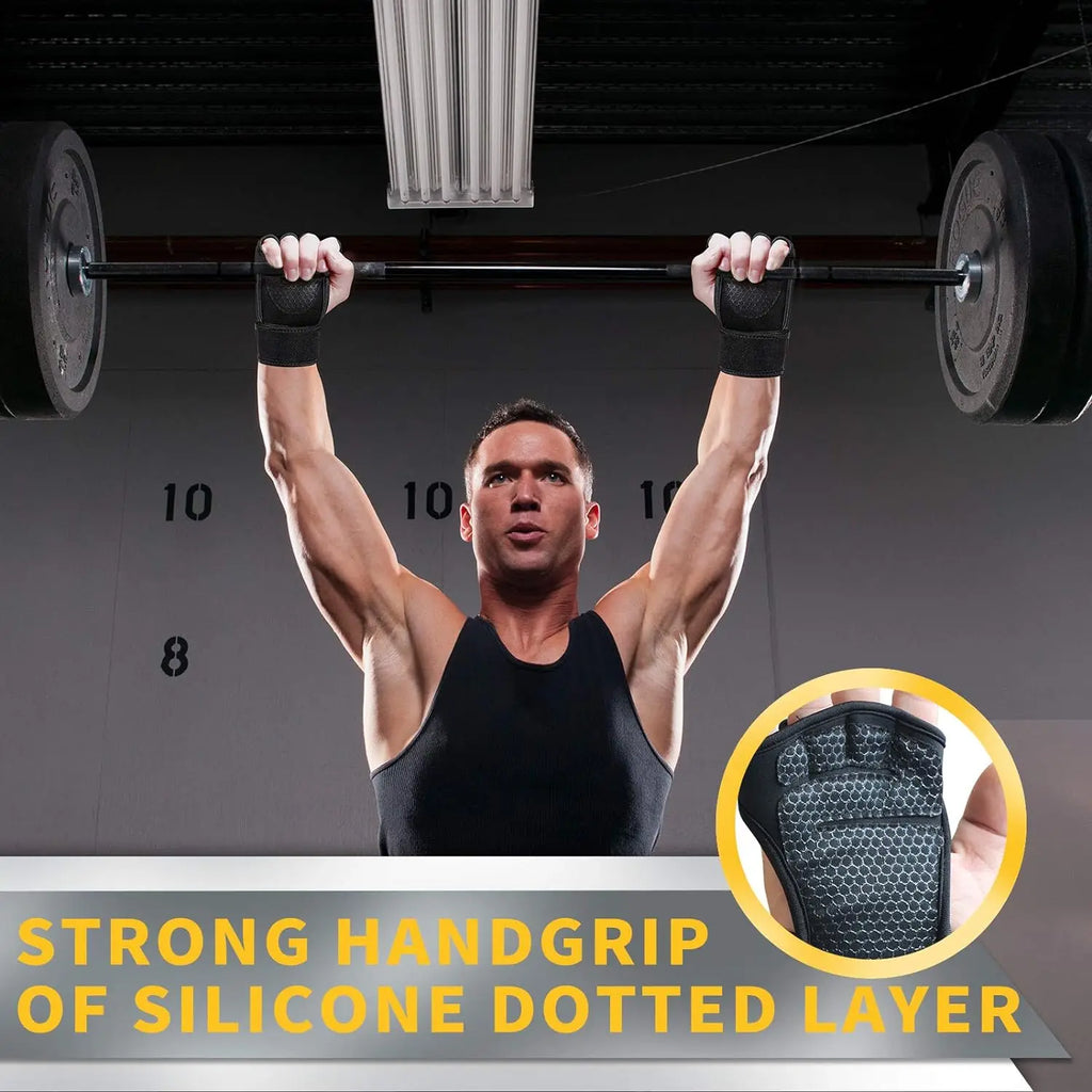 Training Sport Gloves for Men Women Workout Gloves Fitness Body Building Weightlifting Gym Hand Wrist Palm Protector Gloves