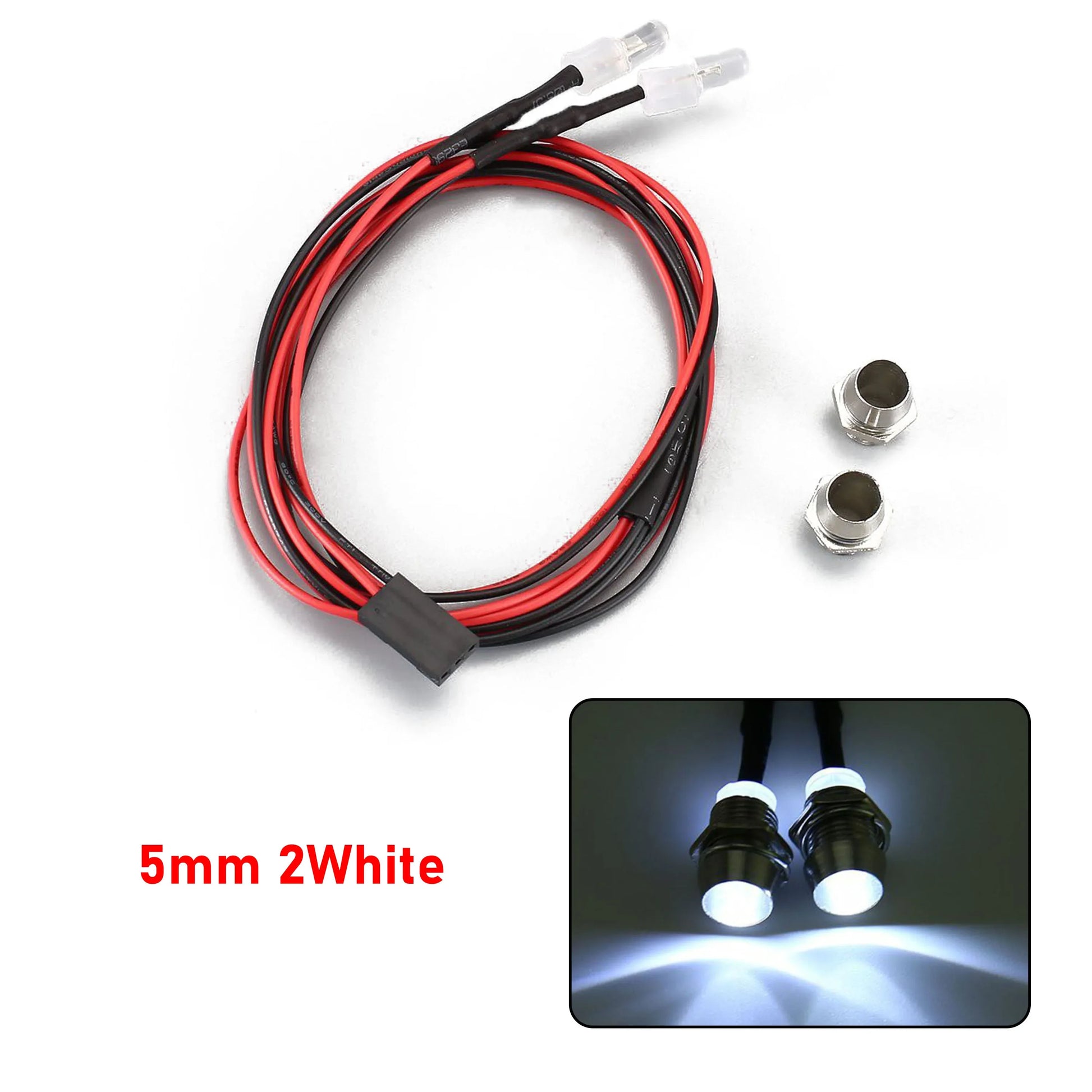 RC LED Light Kit Headlamps for 1/10 1/8 1/12 RC Car Truck Crawler Drift Car Headlight Taillight TRAXXAS HSP HPI MN99 MN90 Wltoys