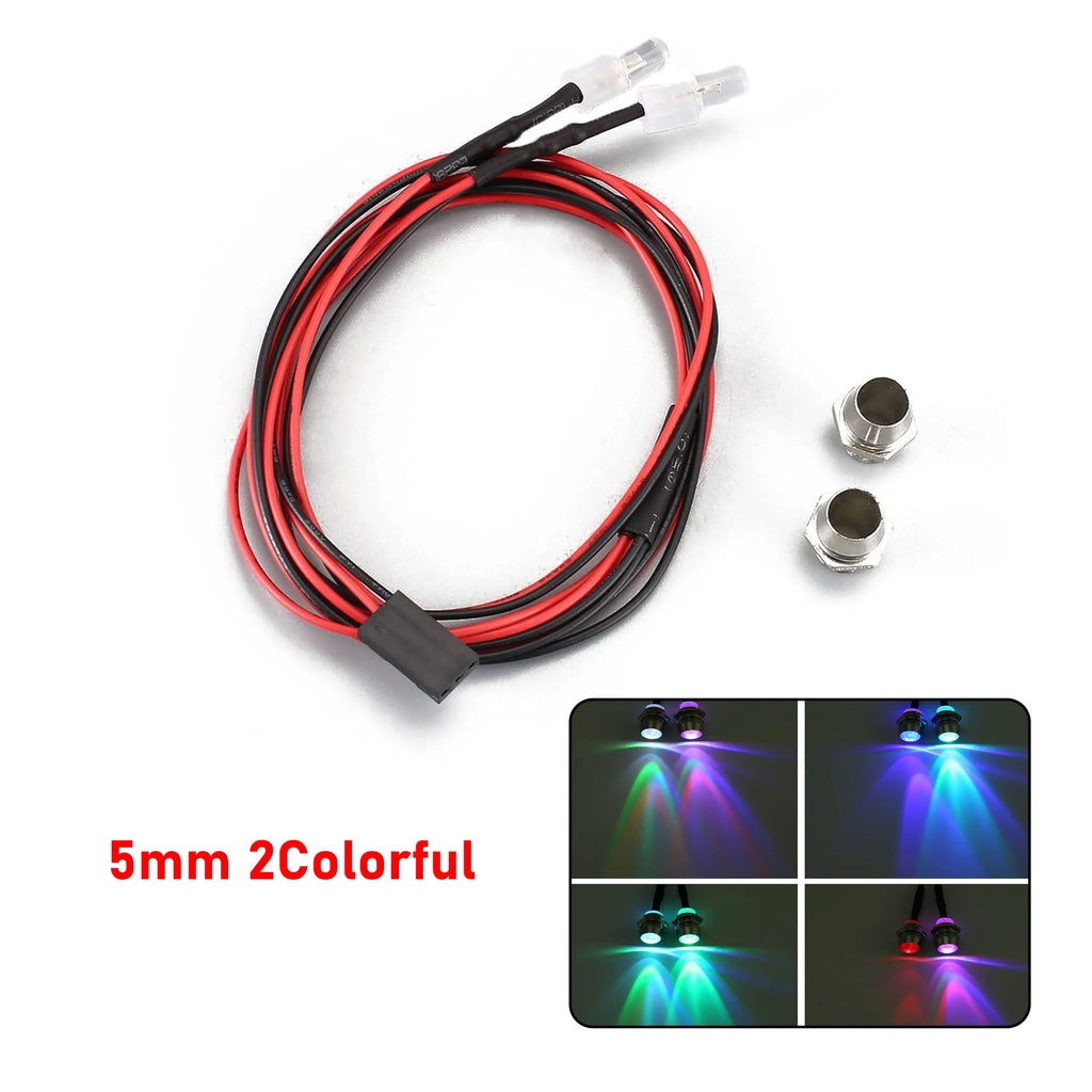 RC LED Light Kit Headlamps for 1/10 1/8 1/12 RC Car Truck Crawler Drift Car Headlight Taillight TRAXXAS HSP HPI MN99 MN90 Wltoys