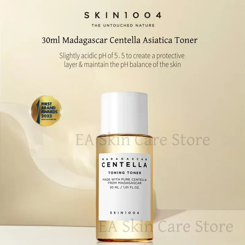 Centella Asiatica Skincare Travel 5-piece Set Skin1004 Travel Size Serum Faciale Toner Soothing Cream Cleansing Oil Ampoule Foam