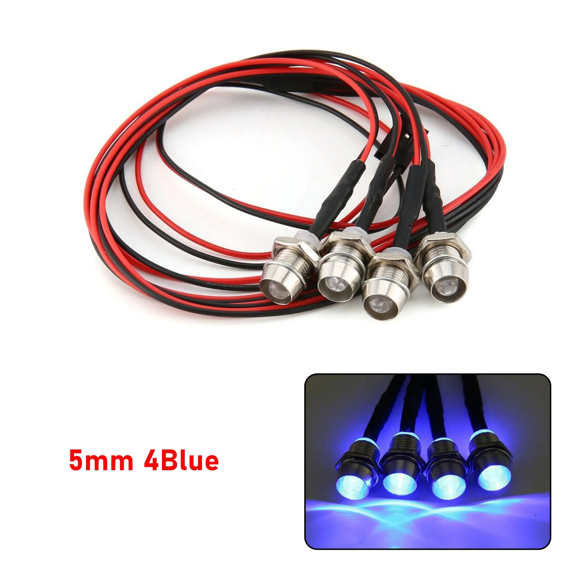 RC LED Light Kit Headlamps for 1/10 1/8 1/12 RC Car Truck Crawler Drift Car Headlight Taillight TRAXXAS HSP HPI MN99 MN90 Wltoys