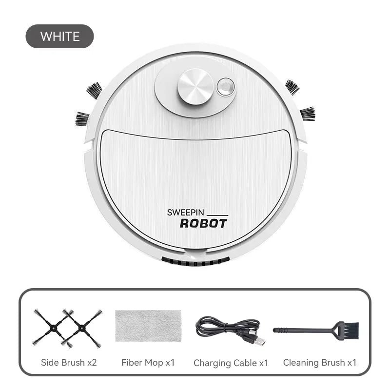 New Automatic Robot Vacuum Cleaner Smart Sweeping Dry Wet Cleaning Machine Charging Intelligent Vacuum Cleaner for Home