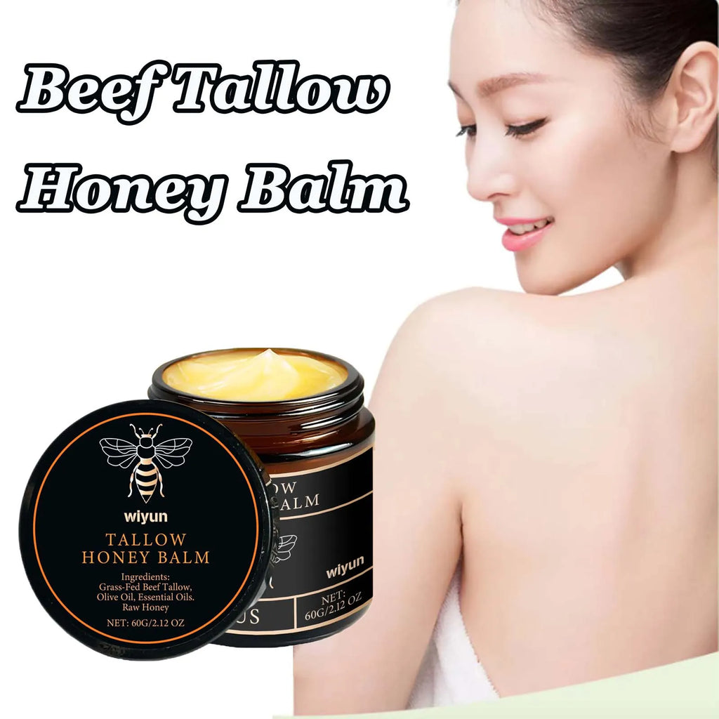 Beef Tallow Honey Cream Fade Dark Spots Remove Melanin Brightening Firming Non-Greasy Lasting Moisturizing Soothing Body Lotion