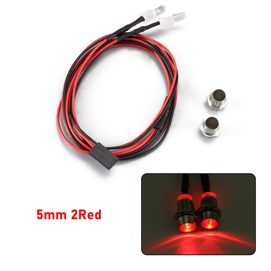 RC LED Light Kit Headlamps for 1/10 1/8 1/12 RC Car Truck Crawler Drift Car Headlight Taillight TRAXXAS HSP HPI MN99 MN90 Wltoys