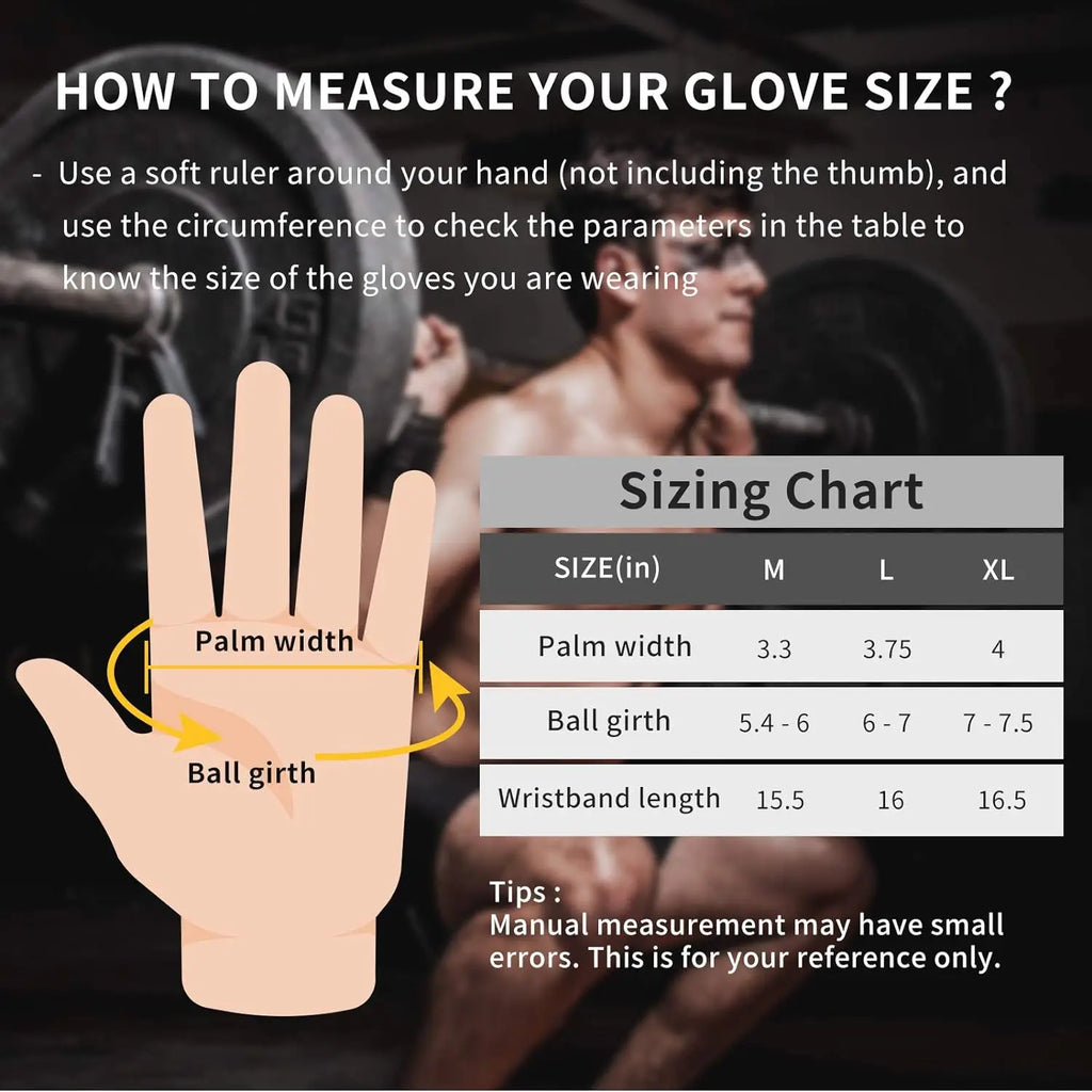 Training Sport Gloves for Men Women Workout Gloves Fitness Body Building Weightlifting Gym Hand Wrist Palm Protector Gloves