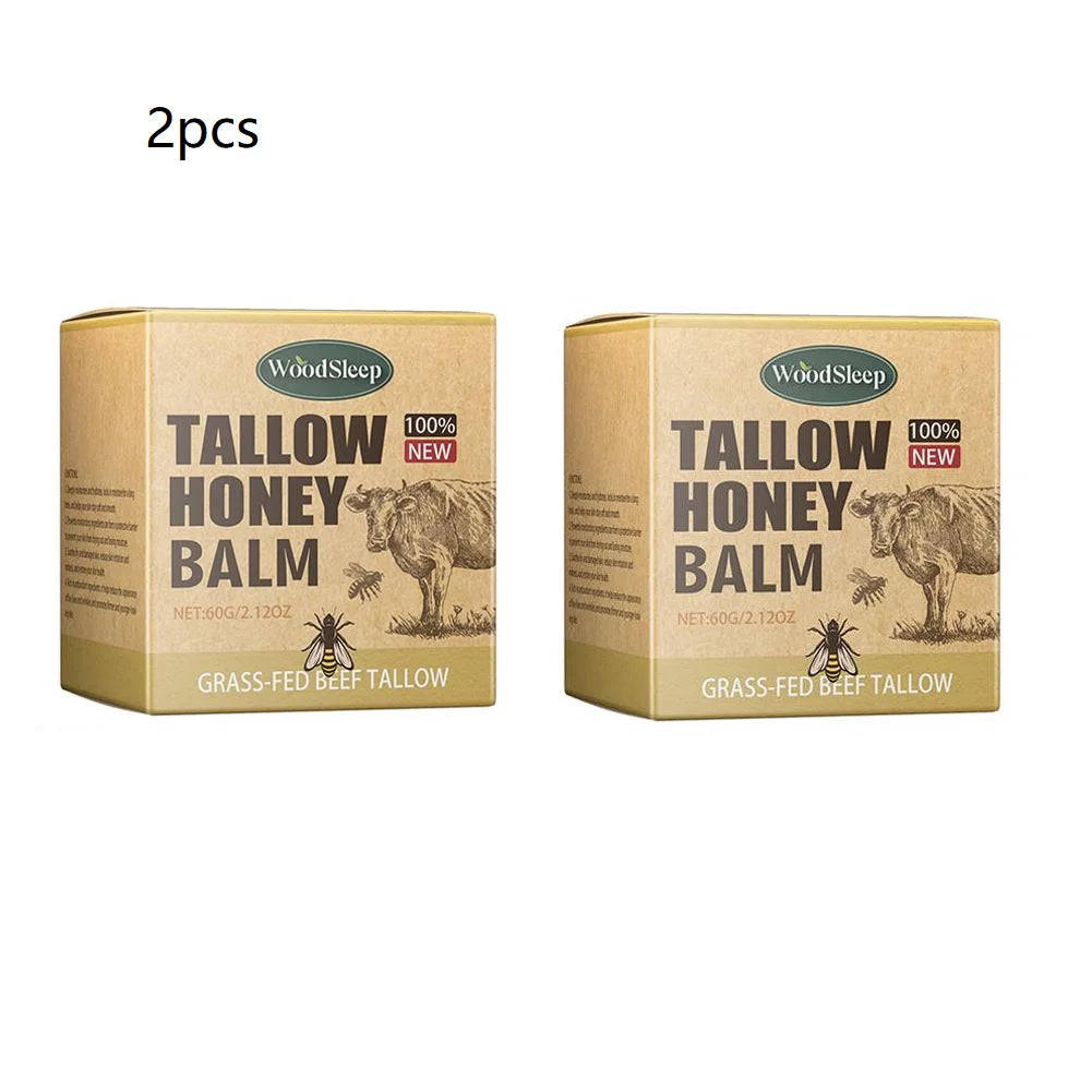 Whipped Beef Tallow Honey Balm Moisturizing Hydrating Face Cream Body Lotion Nourishing Balm Gentle Skin care for women