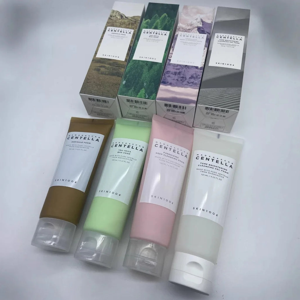 SKIN1004 Madagascar Centella Poremizing Deep Cleansing Foam Tone Brightening Cleansing Gel Foam Facial Moisturizing Cleanser